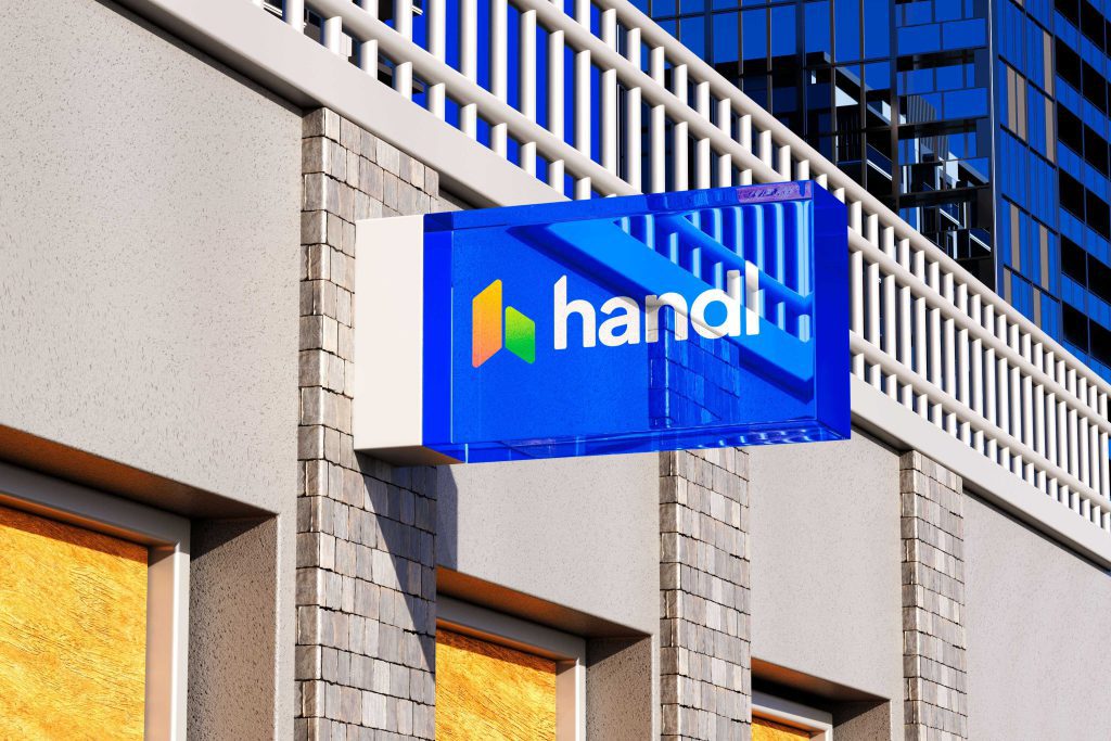 handl outdoor sign mockupmarketing consultant brand strategist